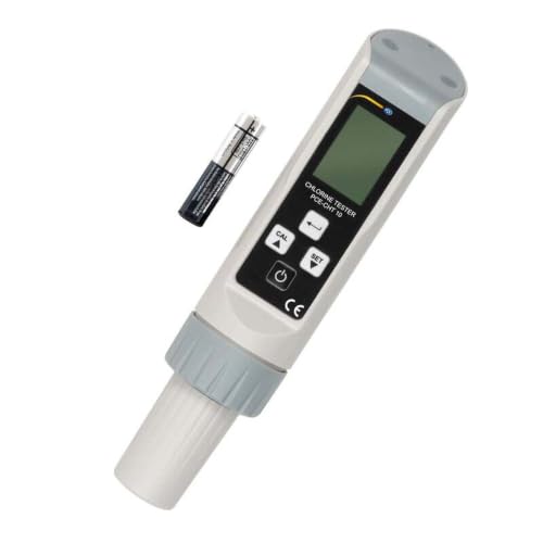PCE Instruments PCE-CHT 10 Water Analysis Meter for Chlorine Testing, Measures 0–10 mg/L with 0.01 mg/L Resolution, ±2% Accuracy, ATC, IP67 housing, Manual Calibration