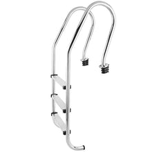 Swimming Pool Ladder for In Ground Pools 3-Step Stainless Steel Pool Step Ladder Swimming Pool Stairs w/Non-Slip Footstep for Indoor/Outdoor Pool