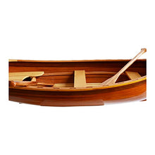 Old Modern Handicrafts Whitehall Dinghy Wooden Boat Display Only Brown