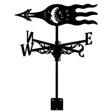 Weathervane Stainless Steel Anti-Rust Weathercock Direction Indicator Retro Farm Scene Garden Weather Vane Measuring Tools Corrosion Resistant and Durable A 35X50CM (E 35X50CM) (A 35X50CM)