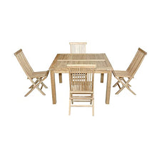 Anderson Teak Windsor Classic 5-Piece Folding Dining Chair