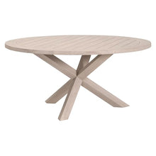 Essentials For Living Boca Outdoor 63" Round Dining Table in Natural