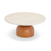 Tov Furniture Cynthia Travertine Concrete Indoor/Outdoor Coffee Table