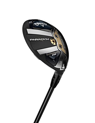 Callaway Golf 2023 Paradym TD Fairway Wood Left Hand Kai'li 70G Shaft Extra Stiff Flex 3 Wood Black Silver