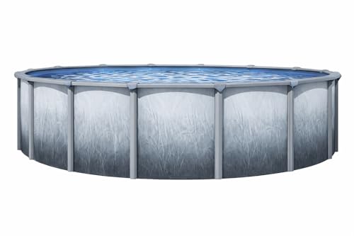 Lake Effect Pools 'Bermuda' 12 ft Round Above Ground Swimming Pool