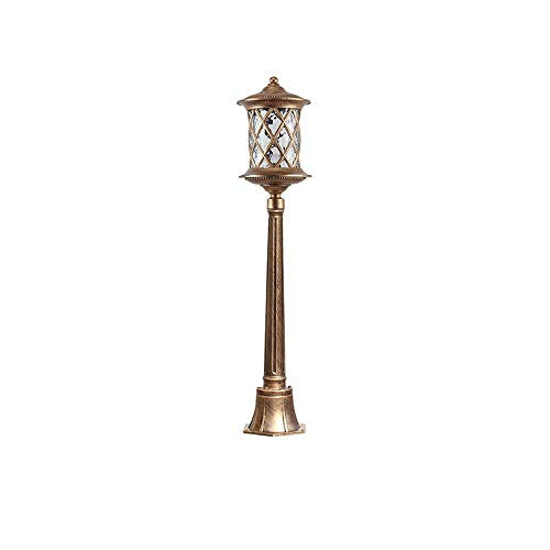 LASEVE Lights Outdoor European Outdoor Garden Light Lawn Light Outdoor Waterproof Landscape Street Light Community Park Villa Garden Lights Glass Lampshade Aluminum Street Fence Deck Lights Stadium