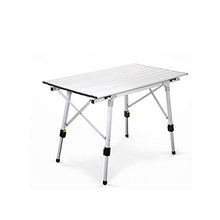 AFPSDLFJDLS Outdoor Folding Table Picnic Waterproof Desk for Beach Camping Aluminium Alloy
