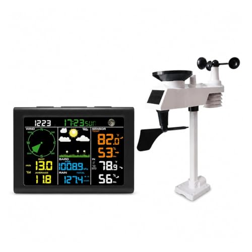 Rain Gauge, WiFi Weather Station with Outdoor Sensor Rain Gauge