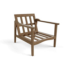 Anderson Teak DS-3025 Amalfi Modern Deep Seating Armchair, Natural