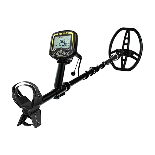 TX850 Metal Detector for Adults Professional – High Frequency 19kHz Gold Detector with Manual & Auto Ground Balance, 11" Waterproof Double-D Coil, LCD Display, Pinpoint Mode (M)
