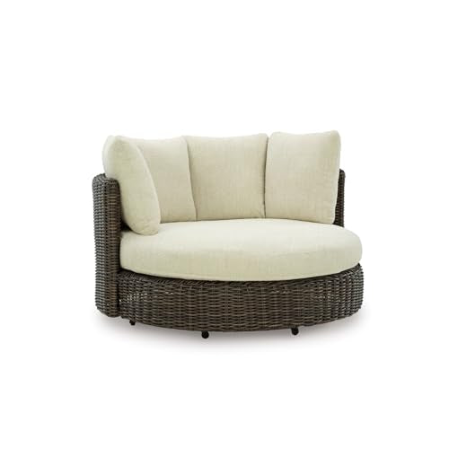 Signature Design by Ashley Kimora Outdoor Swivel Lounge Chair with Cushion