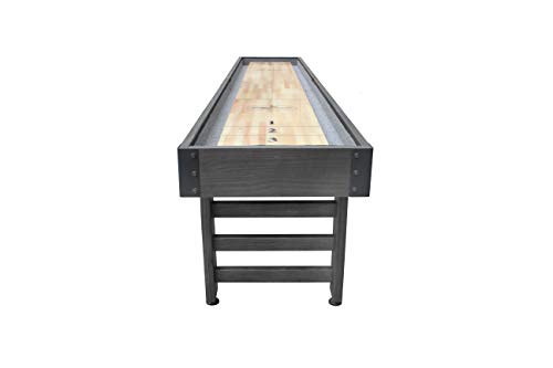 Playcraft Saybrook Midnight Shuffleboard Table Midnight Charcoal Gray 12