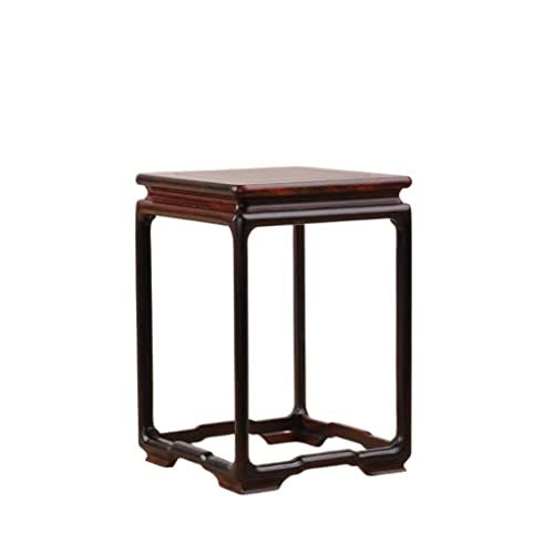 ZOCWJK Plant standPlant Pedestal Stand, Wooden vase Base, Plant Stand, Jade Ornament Base, vase, Flower Pot, Stone Shelf Base, Pedestal Stand for Display,One Color-Small