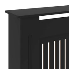 MDF Radiator Cover Black 80.7 in