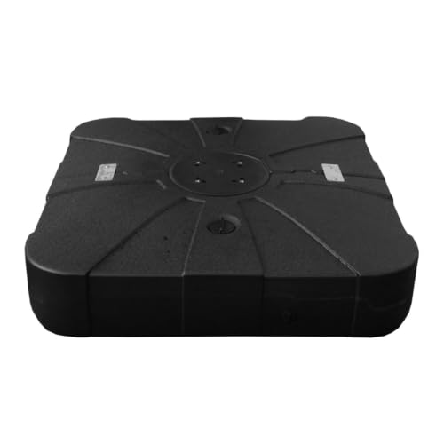 OROTLECT Patio Umbrella Base with Wheels, Water & Sand Filled Weighted Base for Most Cantilever Offset Umbrella, 260LBS, Square (Black),34'' X 34''