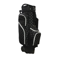RJ GOLF RJ Sports Carter 14 Way Divider Top Transport Golf Cart Bag with Wheels/Handle Polka Dot