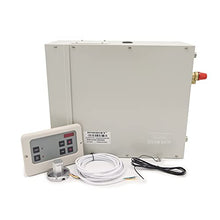 Sauna Steam Generator Commercial Self-Draining Steam Generator Shower System Self-draining Sauna Bathroom Steam Generator for Suitable Space Heating with Touch Controller Sauna Accessories (7kw)
