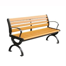 YXIANG56Q Buffet Sideboards Large Plastic Wood with Backrest Outdoor Bench Multiperson Leisure Park Aluminum for Dining Room