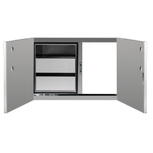 TrueFlame 36-Inch 2-Drawer Dry Storage Pantry & Access Door Combo