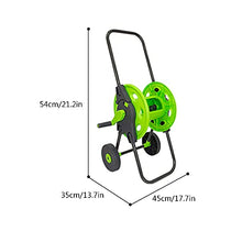 Gardening Hose Reel Cart Garden Hose Reel Set 20M/30M/50M with Spray Gun and Auto Wind-Up Guiding System 98ft Hose Reel car Hose,One Color-98ft hose reel car