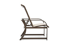 Winston Key West Padded Sling Adjustable Lounge Chair Off-white/Brown