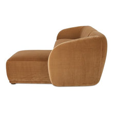 Moe's Home Collection Faye Sectional Fabric Brown