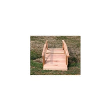 Creekvine Designs Cedar Garden Bridge - Western Red Cedar 4'