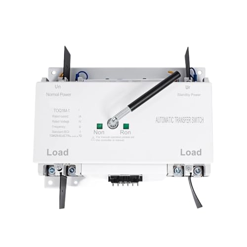 ATS 2P 125A 230V MCB Dual Power Automatic Transfer Switch TOQ1M PV(250A)