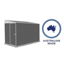 Absco Durango 5' x 10' Metal Bike Shed, Woodland Gray