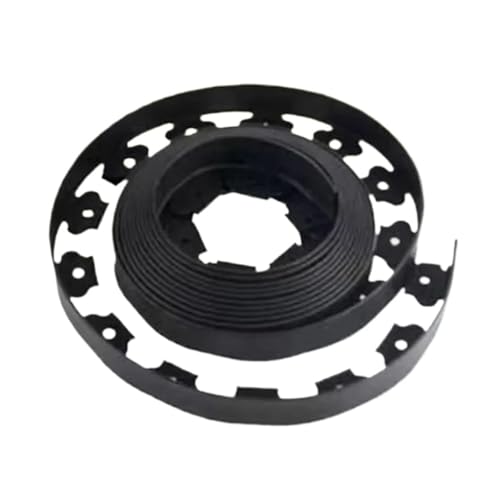 10M L Shaped Retaining Edge Board for Landscaping Garden Border to Divide Lawn from Gravel Pathway Edging(Black-10CMx10m)
