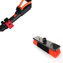 Niczu Window Glass Cleaning Pole Kit, Water/Hose Pole Cleaning Brush Equipment, Extendable Outdoor Cleaner Tools Photovoltaic and Solar Panels,9M/30FT