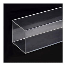 EVANEM 1pcs Acrylic Square Tube, for Garden Supplies 10~100mm Side Acrylic Square Pipe Hollow Duct Transparent Tube PMMA Tubing (Color : 550mm 1Pcs, Size : 200x200x4mm)