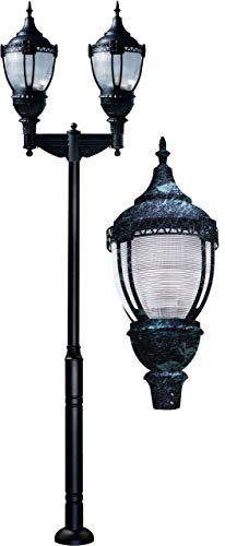 DABMAR LIGHTING INC GM8068-VG Fixture,Acorn,8068,VG,2,Dark Top
