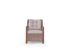 Angora Elegance Rattan Outdoor Furniture Set Brown