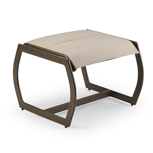 Winston Key West Padded Sling Ottoman Java/Fife Pumice