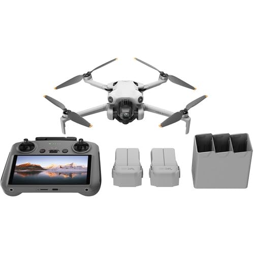 DJI Mini 4 Pro Fly More Combo Lightweight Foldable Camera Drone Gray