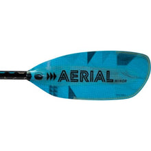 AQUA BOUND Aerial Minor Fiberglass Bent Shaft 1-Piece Kayak Paddle Blue