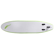 Blue Wave Sports Manta Ray Inflatable Paddleboard 12-Foot Green/White