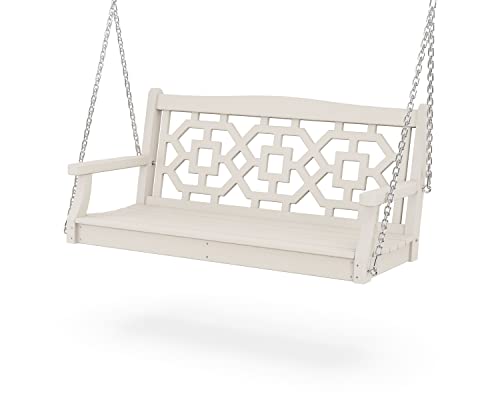 Martha Stewart by POLYWOOD® Chinoiserie 48” Swing in Sand