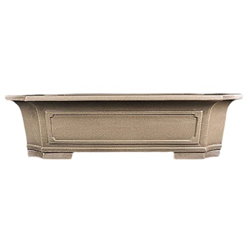 Planting Pot Plant Containers Retro Floor Large Flower Pots Rectangular Alabaster Pots Pine and Cypress Plum Flower Pots Indoor Plant Pot