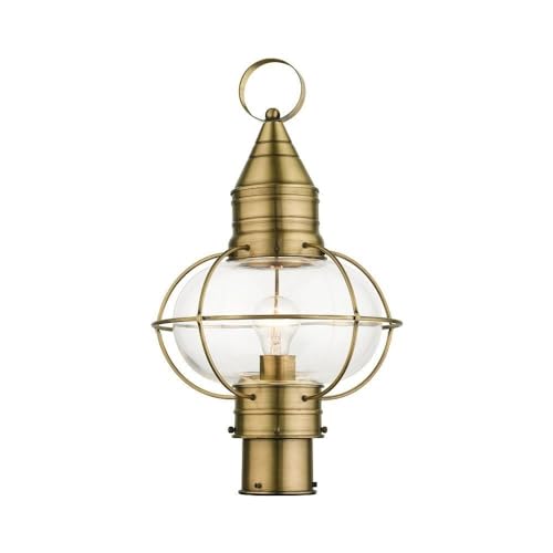 Livex Lighting 26905-01 Newburyport Light Fixture, Antique Brass