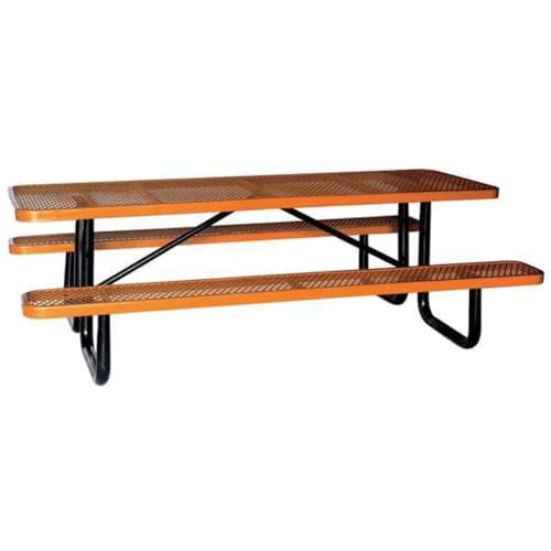 Picnic Table, W x96" D, Brown