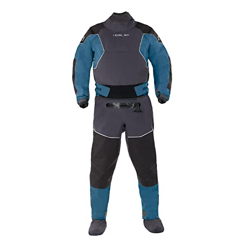 Level Six Emperor Dry Suit Crater Blue L