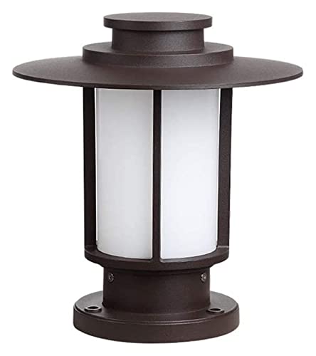 ALDEPO Courtyard Light Column Waterproof Outdoor Pillar Light Fence Courtyard Landscape Lighting Fixture Street Community Patio Garden Lantern