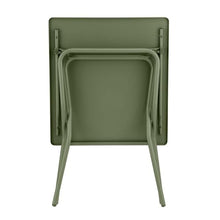 Lafuma Balcony II Galvanized Steel Folding Outdoor Patio Table, Moss