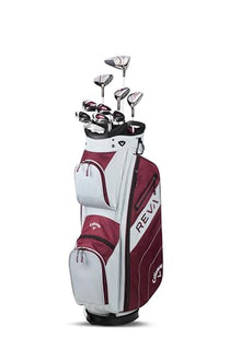 Callaway Women's REVA 11-Piece Golf Set with Cart Bag Eggplant