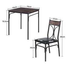 FURUIM2024M Dining Table 3 Piece Chairs Set Dinette Small Space Dining Table for 2 Dining Room Sets Chairs for Kitchens Dining Room Set Table and Chairs Dining
