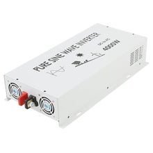 Pure Sine Wave Solar Inverter 12V 120V 4000W Power Bank Converter 24V/36V/48V/72 DC to 110V/220V/230V/240V AC Transformer(12V,110V,U.K)