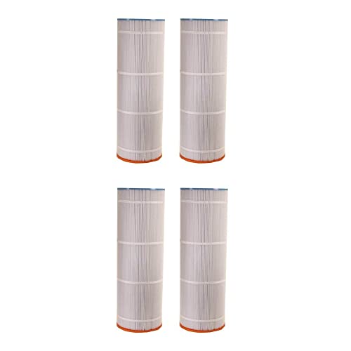 Unicel Swimming Pool Filter Cartridge 102 Sq Ft 4 Oz Media, 195 Pleats (4 Pack)