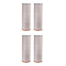 Unicel Swimming Pool Filter Cartridge 102 Sq Ft 4 Oz Media, 195 Pleats (4 Pack)